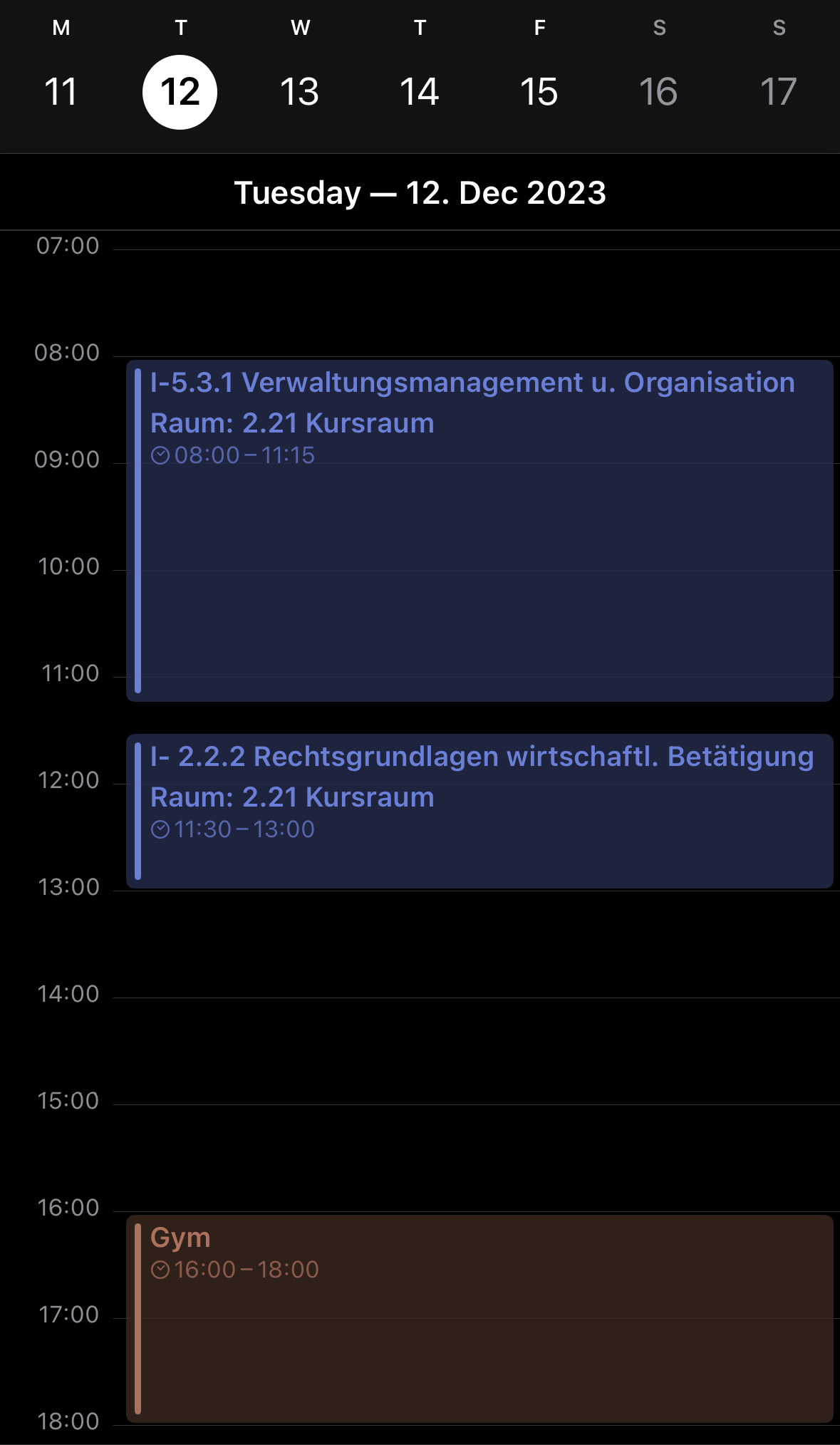 Hochschule und Privatleben verbinden.